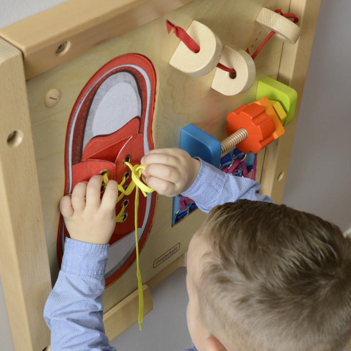 MASTERKIDZ Educational Board - Manual Dexterity Montessori Lacing