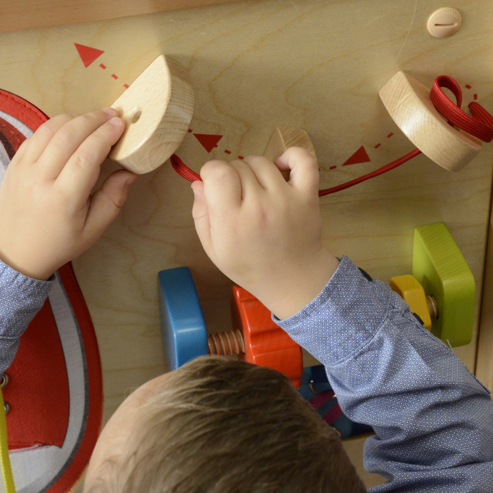 MASTERKIDZ Educational Board - Manual Dexterity Montessori Lacing