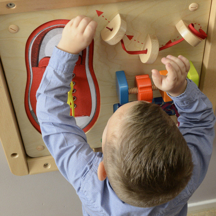 MASTERKIDZ Educational Board - Manual Dexterity Montessori Lacing