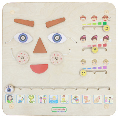 MASTERKIDZ Tablica Edukacyjna Jak Się Czujesz?  Nauka Emocji
