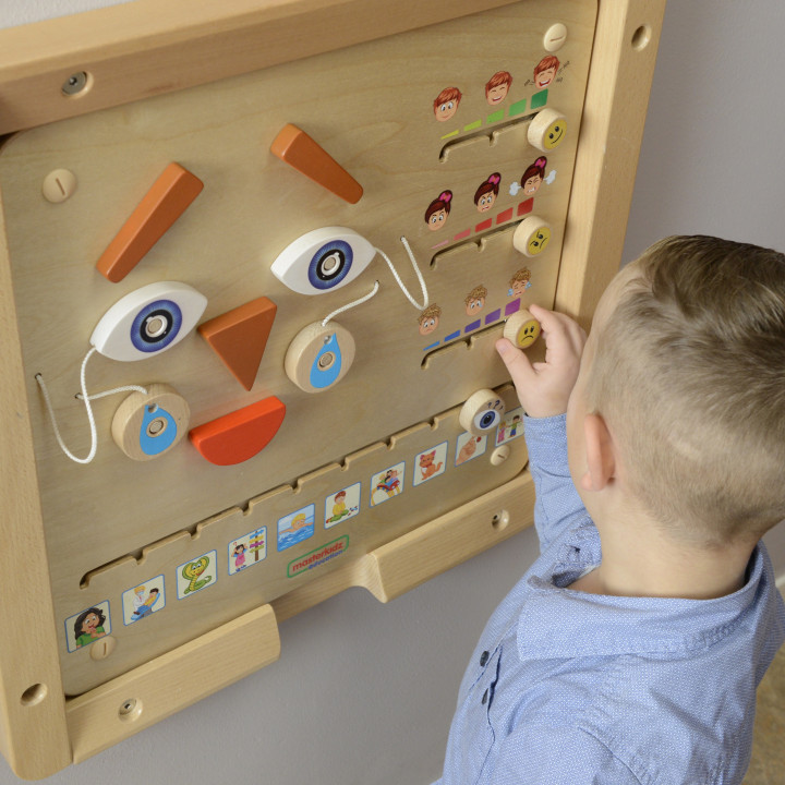 MASTERKIDZ How Are You Feeling? Montessori Emotional Learning Board