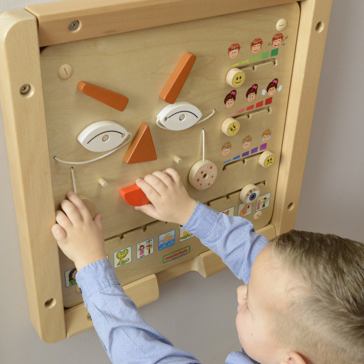 MASTERKIDZ How Are You Feeling? Montessori Emotional Learning Board