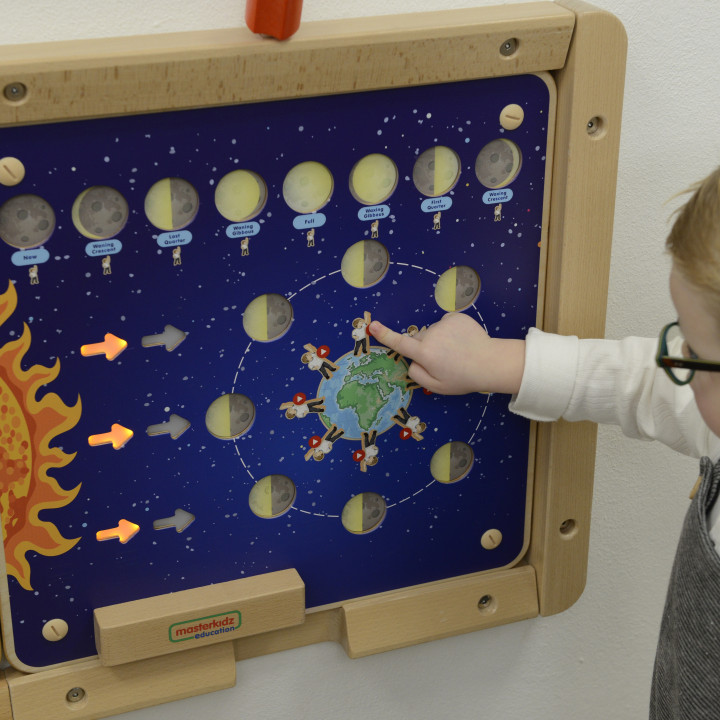 MASTERKIDZ Montessori Moon Phases Educational Board