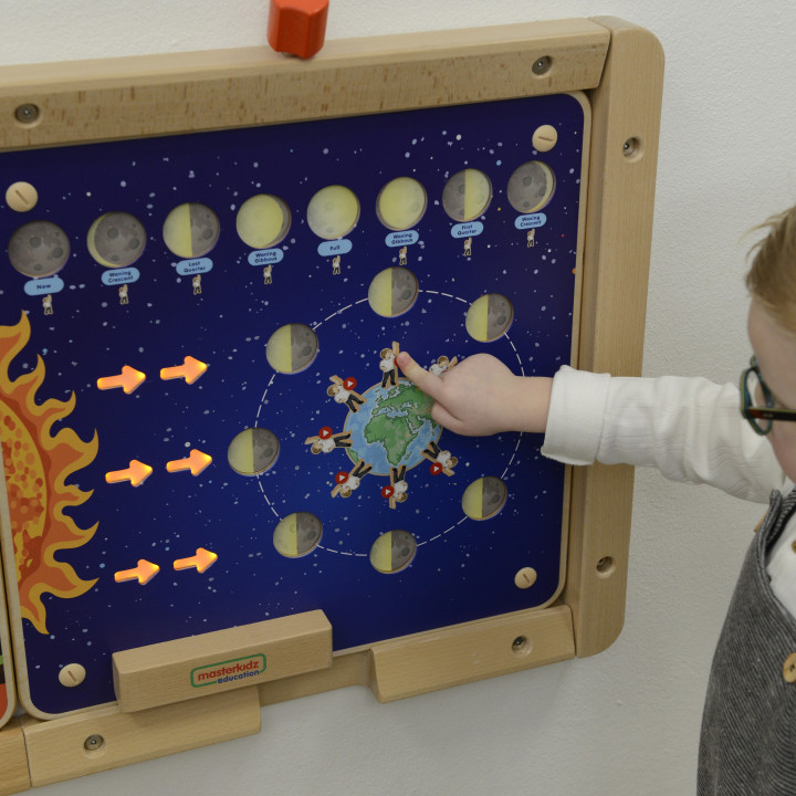 MASTERKIDZ Montessori Moon Phases Educational Board