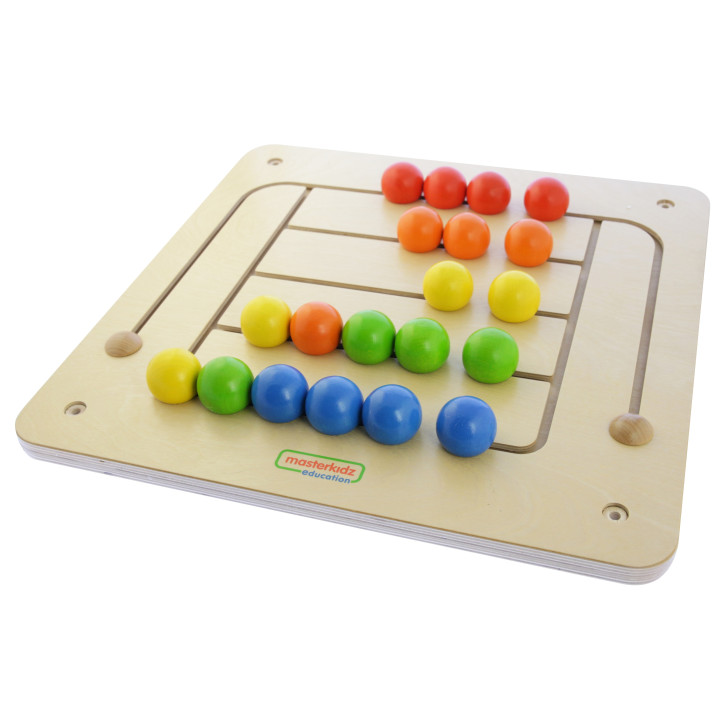 MASTERKIDZ Educational Wall Board Maze Beads Montessori
