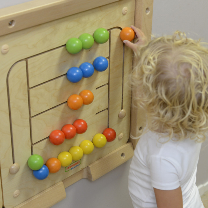 MASTERKIDZ Educational Wall Board Maze Beads Montessori