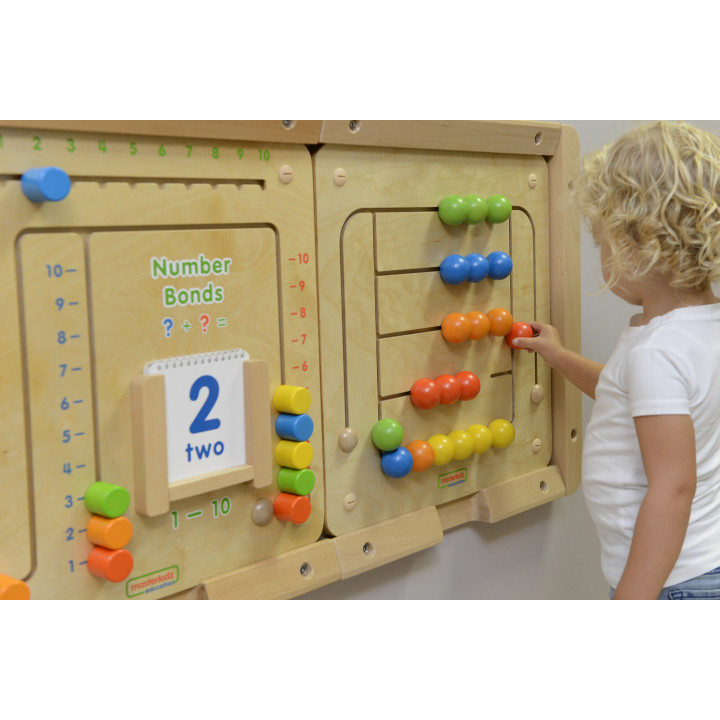 MASTERKIDZ Educational Wall Board Maze Beads Montessori