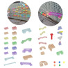 MASTERKIDZ Ball Track Construction Set STEM Board 209 pieces