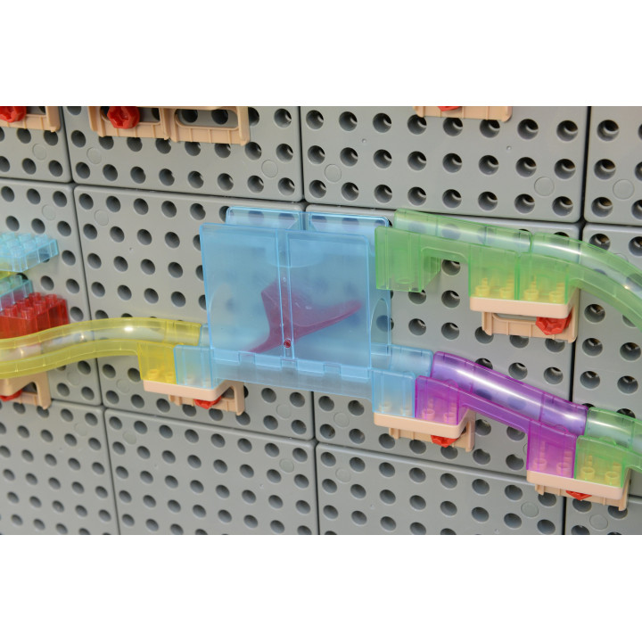 MASTERKIDZ Ball Track Construction Set STEM Board 209 pieces