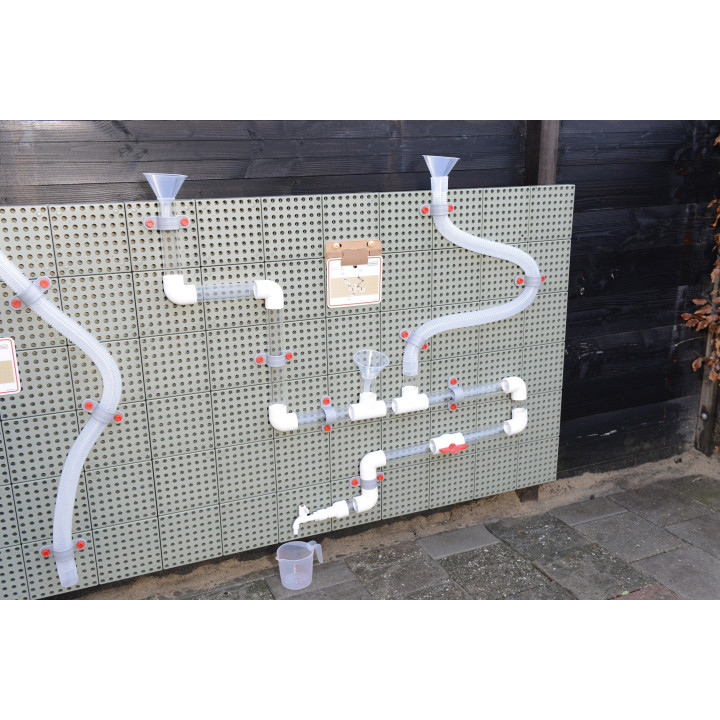 MASTERKIDZ STEM Board Pipe System 121 pieces