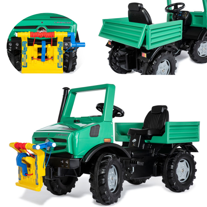 Rolly Toys RollyUnimog Forst Mercedes-Benz Winch - Truck Pedal Car