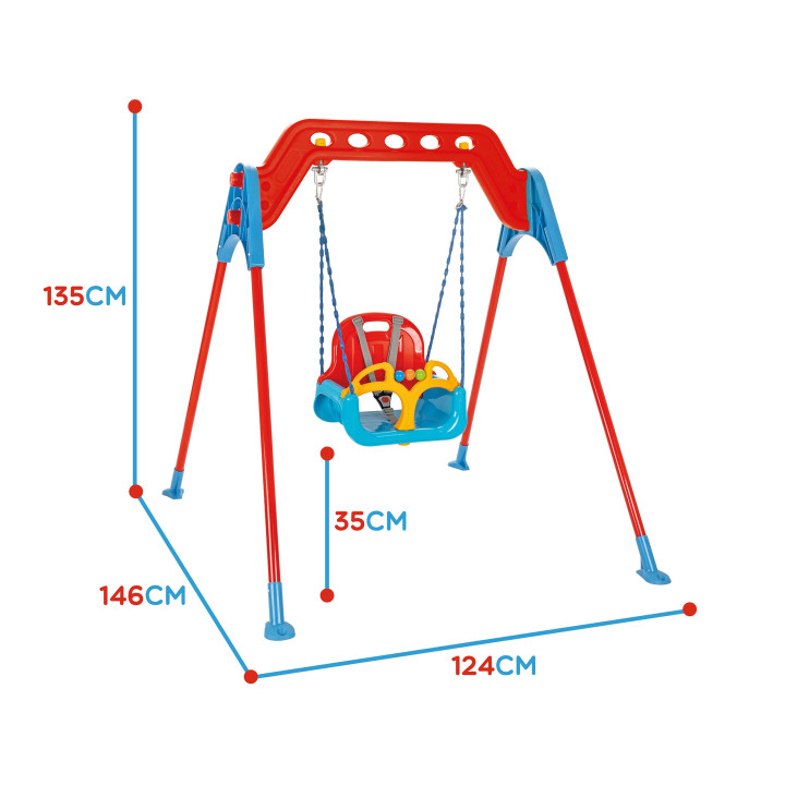 WOOPIE BABY Single Garden Swing for Home and Children