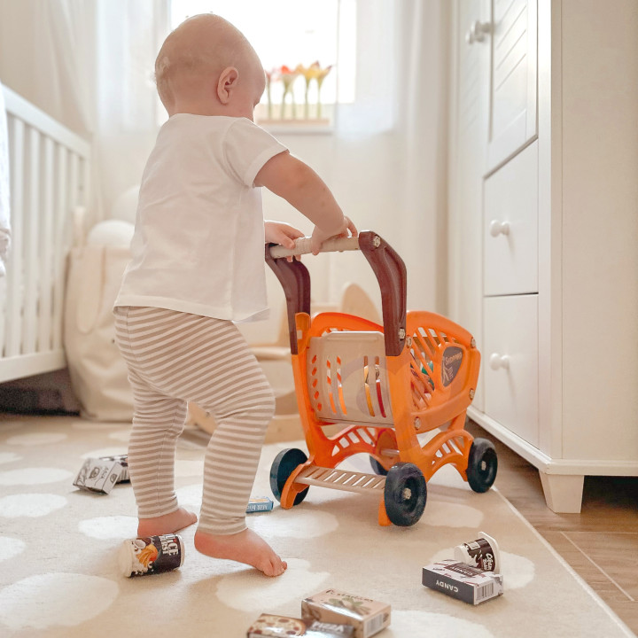 WOOPIE Shopping Cart for Children Movable Parts + 42 Accs.