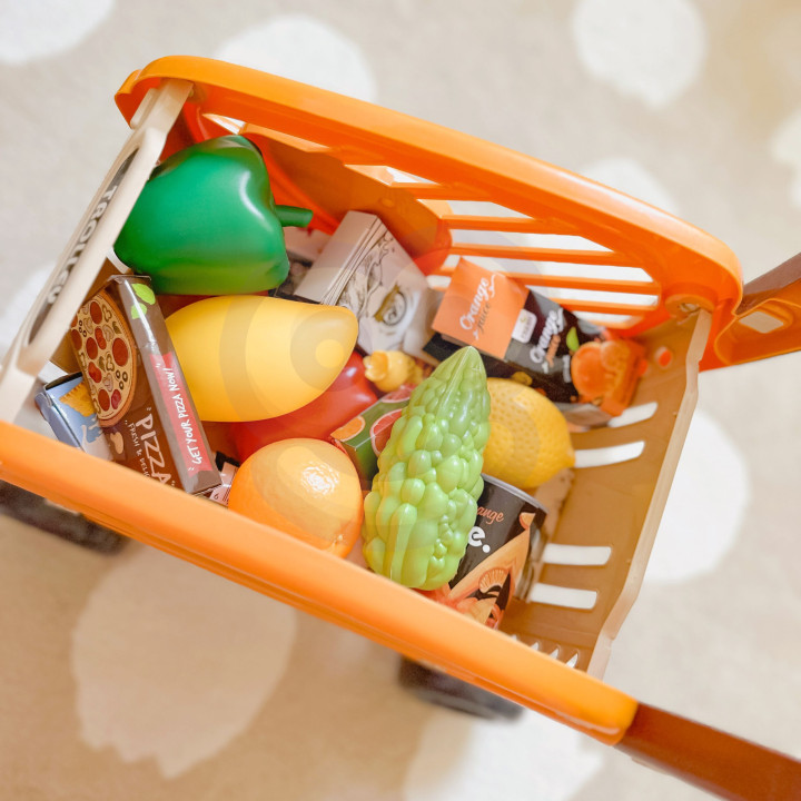 WOOPIE Shopping Cart for Children Movable Parts + 42 Accs.