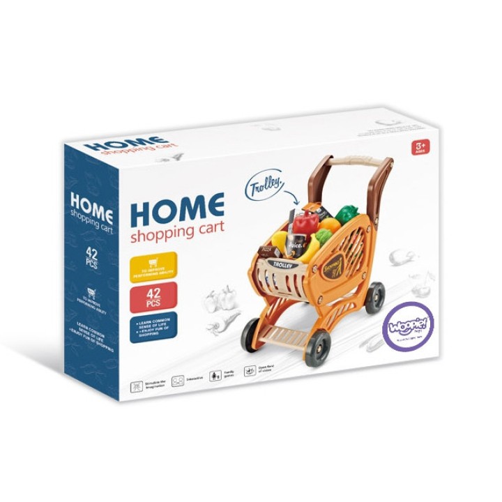 WOOPIE Shopping Cart for Children Movable Parts + 42 Accs.