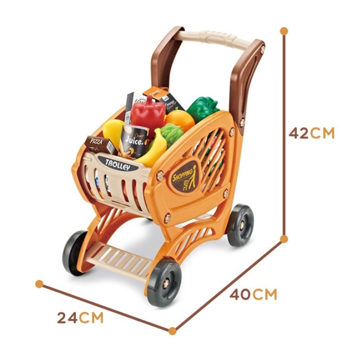 WOOPIE Shopping Cart for Children Movable Parts + 42 Accs.