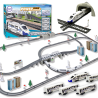 WOOPIE Electric Train Huge 914 cm Track Bridge Tunnel 86 pcs.