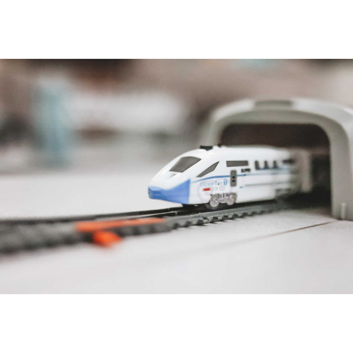 WOOPIE Electric Train Huge 914 cm Track Bridge Tunnel 86 pcs.