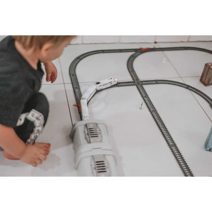 WOOPIE Electric Train Huge 914 cm Track Bridge Tunnel 86 pcs.
