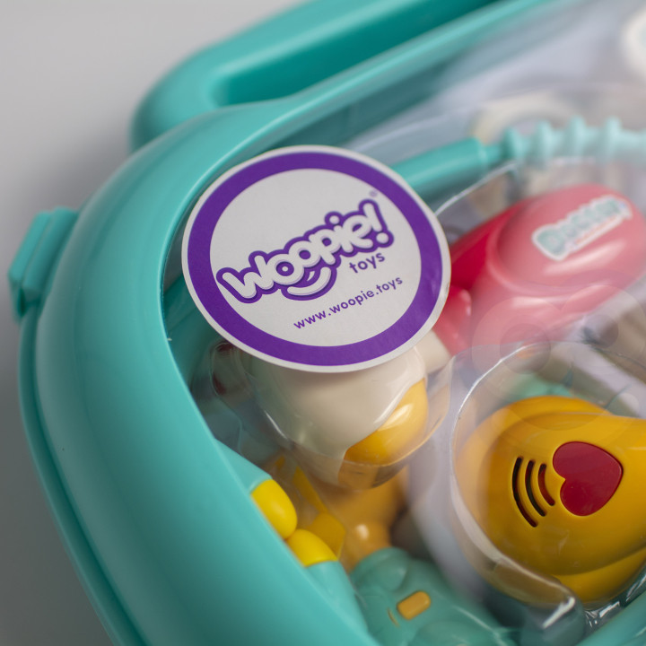 WOOPIE Medical Set Little Doctor Doctor in a Suitcase Light Sound + Acc.