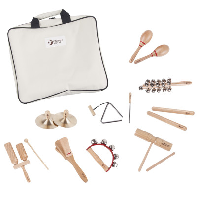 CLASSIC WORLD EDU Musical Instrument Set with 9 Accessories