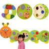 VIGA Wooden Caterpillar Board FSC Montessori Certificate