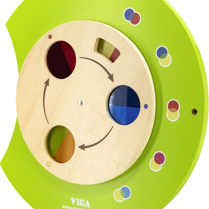 VIGA Wooden Caterpillar Board FSC Montessori Certificate