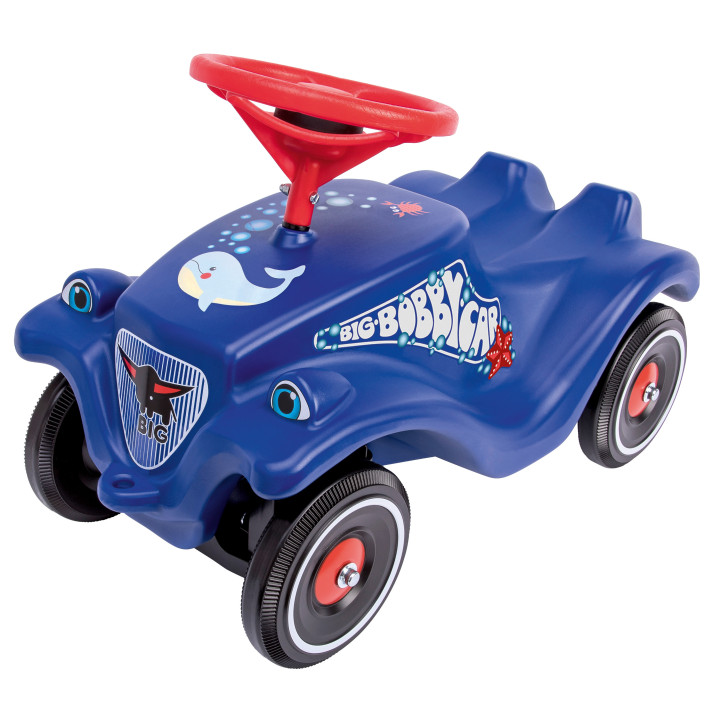 BIG Classic Bobby Car Ride-On with Dolphin Drawing