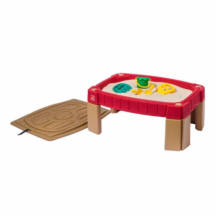 STEP2 Large Sandbox Table with Cover Car Track
