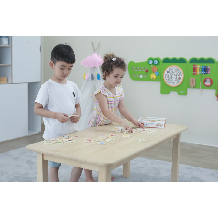 VIGA Educational Game Wooden Puzzle Match Shapes 37 pcs.