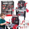 WOOPIE Large Workshop with Tools for Children DIY Set Drill Saw Hammer 50 pcs.