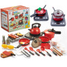 WOOPIE Children's Kitchen Large Set XXL Accessories Pots 36 pcs.