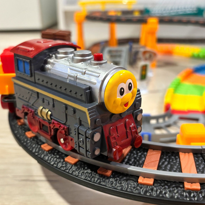 WOOPIE Electric Train Race Track 2in1 Train Viaduct Car XXL 192 pcs.
