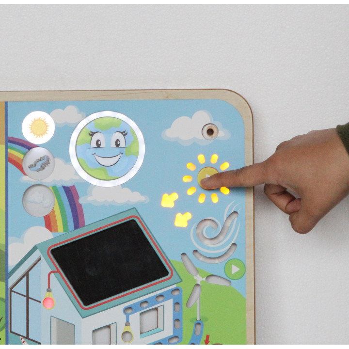 MASTERKIDZ Montessori Renewable and Non-Renewable Energy Educational Board