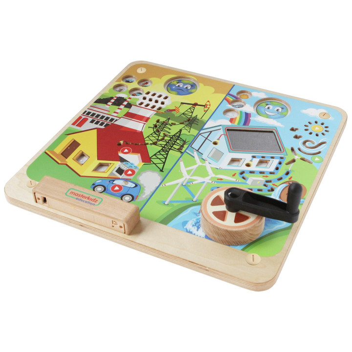 MASTERKIDZ Montessori Renewable and Non-Renewable Energy Educational Board
