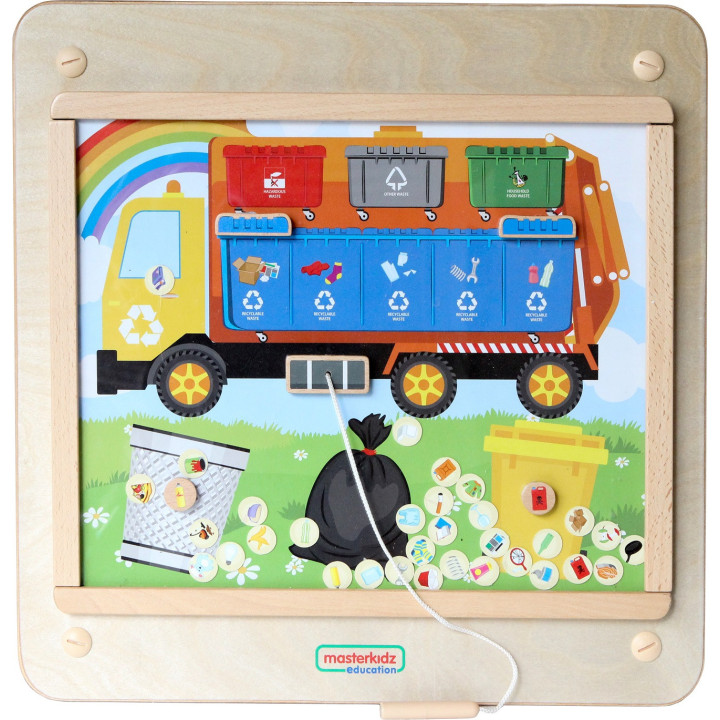 MASTERKIDZ Montessori Waste Sorting Educational Board