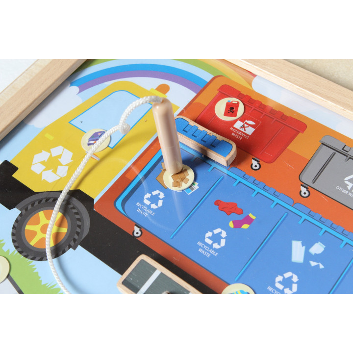 MASTERKIDZ Montessori Waste Sorting Educational Board