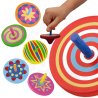 VIGA Colorful Wooden Spinning Top 1pc