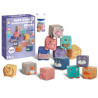 WOOPIE BABY Sensory Blocks Squeeze Puzzle Animal Sounds 12 pcs.