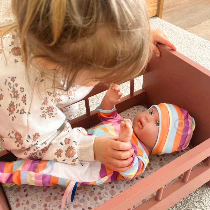 WOOPIE Ubranko dla Lalki Zestaw Pajacyk Body Jednorożec Czapeczka 43 cm