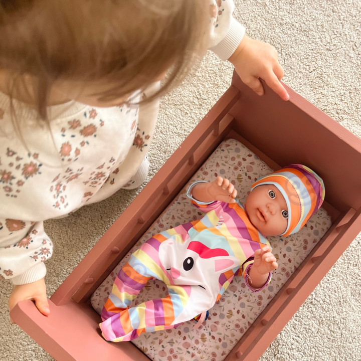 WOOPIE Ubranko dla Lalki Zestaw Pajacyk Body Jednorożec Czapeczka 43 cm