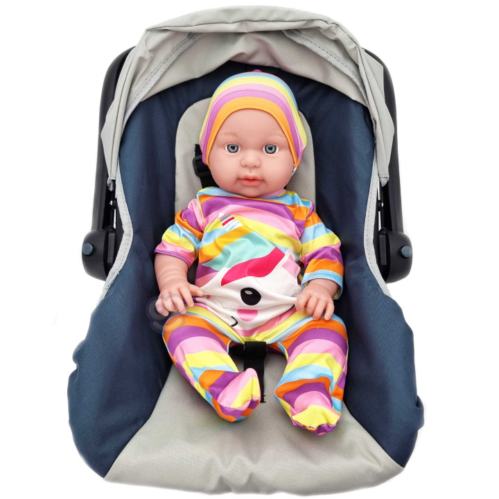 WOOPIE ROYAL Doll Clothes Set Romper Bodysuit Unicorn Hat 43-46 cm