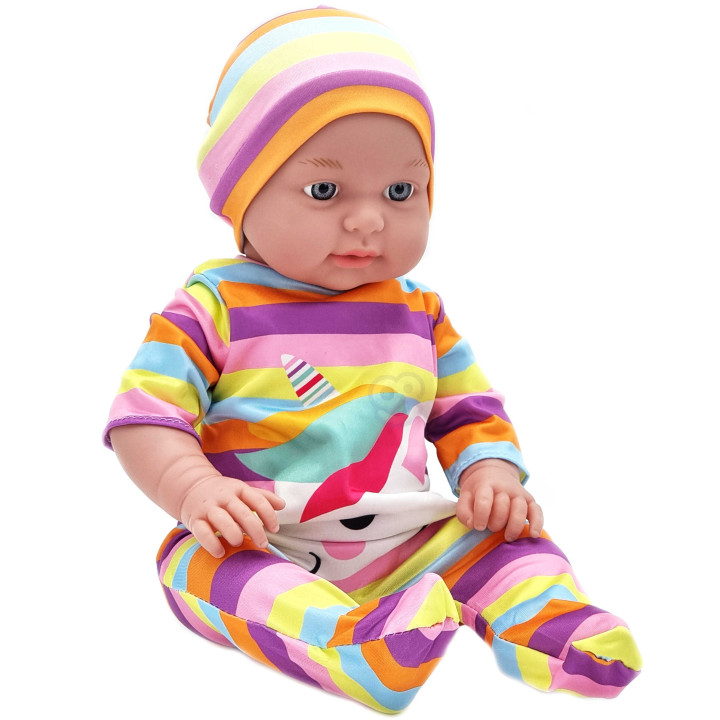 WOOPIE ROYAL Doll Clothes Set Romper Bodysuit Unicorn Hat 43-46 cm