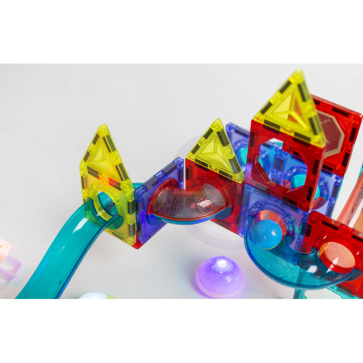 WOOPIE Magnetic Blocks Ball Track Light 75 pcs.