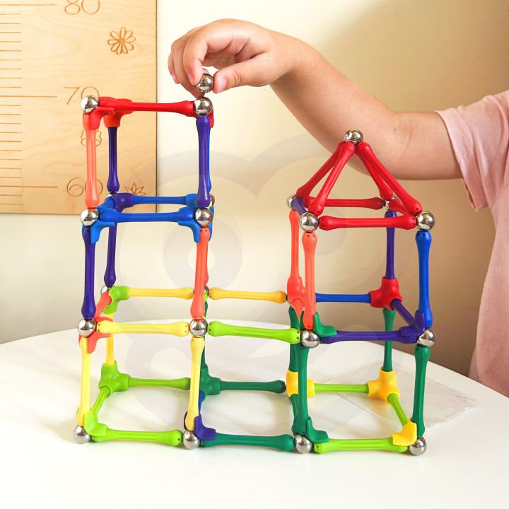 WOOPIE Magnetic Construction Blocks Creative Puzzle 110 pcs.