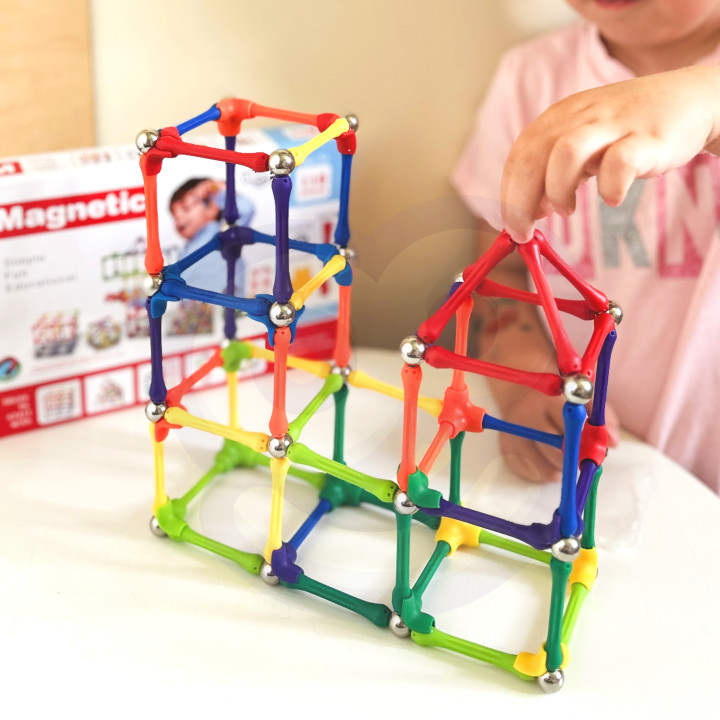 WOOPIE Magnetic Construction Blocks Creative Puzzle 110 pcs.