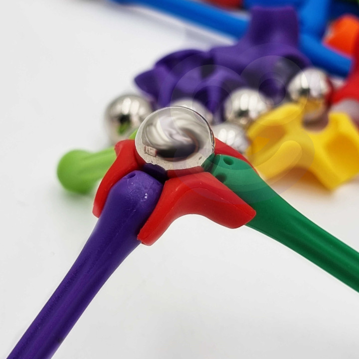 WOOPIE Magnetic Construction Blocks Creative Puzzle 110 pcs.