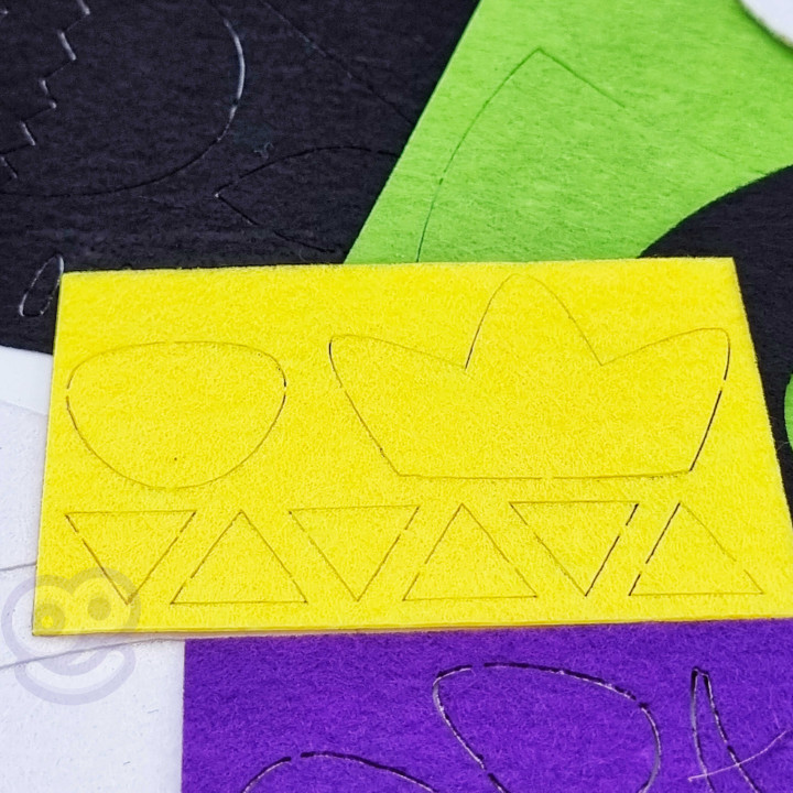 WOOPIE ART&FUN Creative Set of Felt Masks DIY 4 pcs.