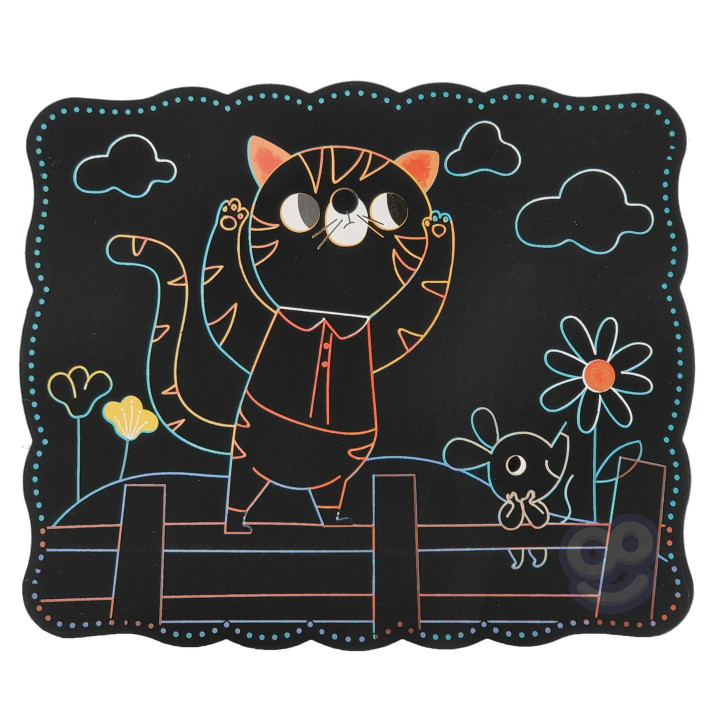 WOOPIE ART&FUN Creative Scratch-Off Set for Children 7 pcs.