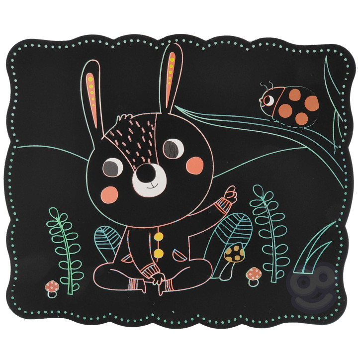 WOOPIE ART&FUN Creative Scratch-Off Set for Children 7 pcs.